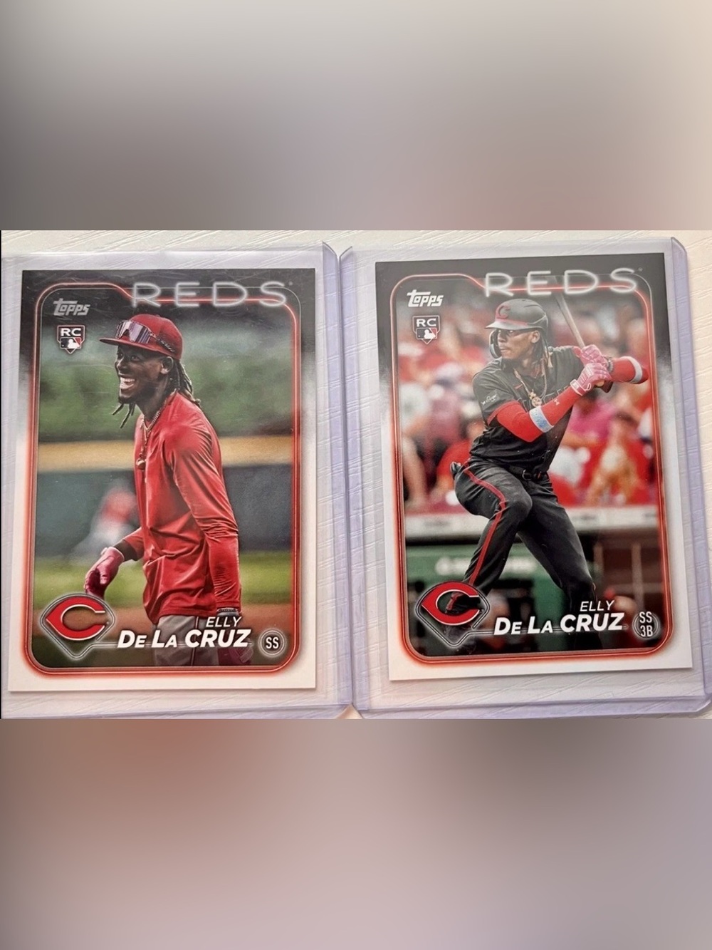 Topps Cincinnati Reds Ella De La Cruz RC # 141 -set of 2